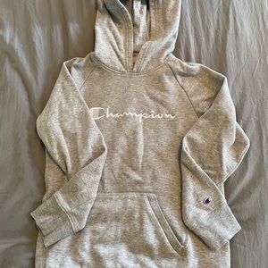 GIRLS CHAMPION HOODIE SWEATSHIRT - SIZE L